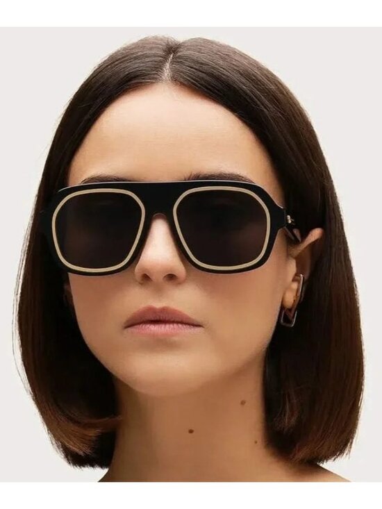 NEW BOTTEGA VENETA BV1217S 001 WOMEN BLACK SUNGLASSES main image 10